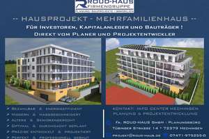 + EXKLUSIVES MEHRFAMILIENHAUS-PROJEKT MIT BAUGENEHMIGUNG! + – Die vollständige Adresse der Immobilie erhältst du vom Anbieter., 88422 Bad Buchau – Vorschaubild 1