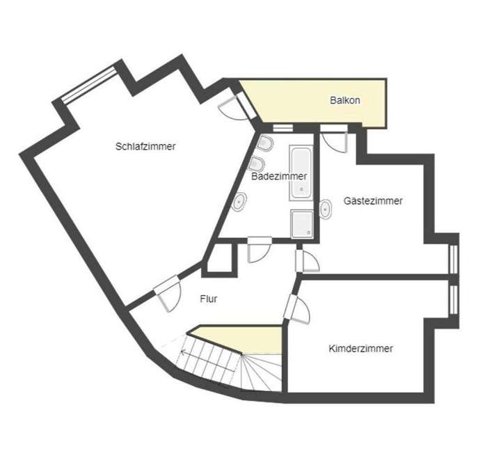 Grundriss Obergeschoss