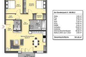 Sehr schöne, bezahlbare, zentral gelegene 3-Zimmer-Wohnung direkt am Sandtorpark – Die vollständige Adresse der Immobilie erhältst du vom Anbieter., 20457 HafenCity, Hamburg – Vorschaubild 11