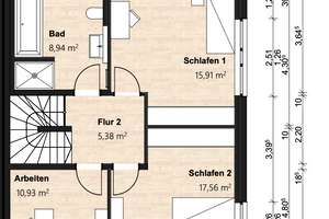 Moderne Doppelhaushälfte im Neubaugebiet Krummesse – großzügiges Wohnen auf drei Etagen – Die vollständige Adresse der Immobilie erhältst du vom Anbieter., 23628 Krummesse – Vorschaubild 3