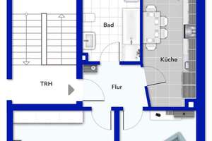 Geräumige 2-Zimmer-Dachgeschosswohnung am Schlossteich – Die vollständige Adresse der Immobilie erhältst du vom Anbieter., 9113 Schloßchemnitz, Chemnitz – Vorschaubild 4