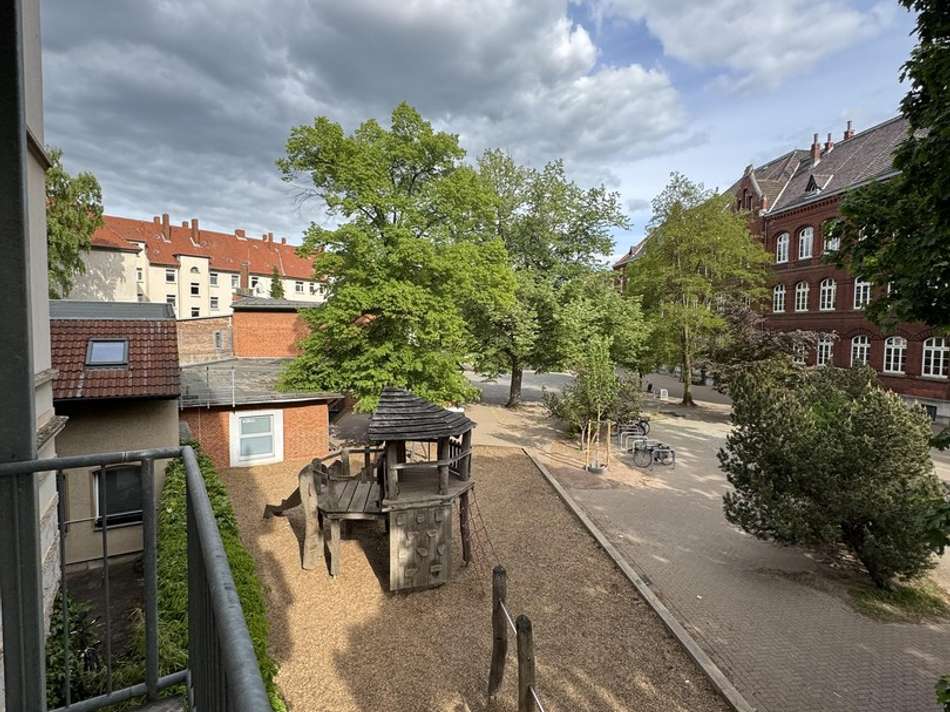 Aussicht vom Balkon