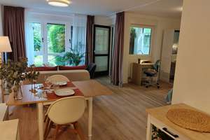 Modernes, vollmöbliertes 1,5-Zimmer-Apartment mit großer Terrasse in München-Neuhadern (U6-Nähe) – Wolkerweg 10, 81375 Neuhadern, München – Vorschaubild 5