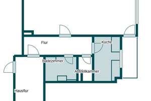 Renovierungsbedürftige 1,5 Zimmer-Wohnung in gepflegter Wohnanlage mit Loggia und Blick ins Grüne – Die vollständige Adresse der Immobilie erhältst du vom Anbieter., 23560 Moisling, Lübeck – Vorschaubild 12