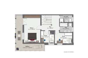 Luxuriöses Landhaus (DHH) *** 3 Bäder, offener Kamin, Sauna, Schwimmbad und großer Garten in Toplage – Die vollständige Adresse der Immobilie erhältst du vom Anbieter., 83246 Unterwössen – Vorschaubild 36