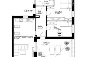 Neubau-Penthouse mit großzügiger Dachterrasse – Die vollständige Adresse der Immobilie erhältst du vom Anbieter., 22143 Rahlstedt, Hamburg – Vorschaubild 11