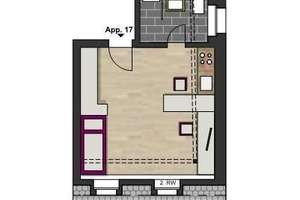 LEIPZIG-WALDSTRASSENVIERTEL * FABRIKANTENVILLA GEORGI * VOLL MÖBLIERTES APARTMENT mit DUSCHBAD im... – 4105 Zentrum-Nordwest, Leipzig – Vorschaubild 21