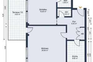 TOP:Gepflegte 2-Zimmer-Wohnung mit Terrasse, Tiefgaragenstellplatz in der Parkresidenz Gut Ludenberg – Bergische Landstraße 323, 40629 Ludenberg, Düsseldorf – Vorschaubild 47