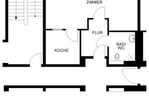 Schöne barrierefreie Seniorenwohnung im Bielefelder Modell in  der Innenstadt – Brunnenstraße 4, 33602 Mitte, Bielefeld – Vorschaubild 2