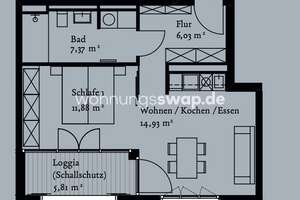 Wohnungstausch: Margarete-Steiff-Straße 9 – Margarete-Steiff-Straße 9, 80000 Moosach-Bahnhof, München – Vorschaubild 3