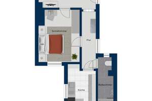 Charmante 2-Zi.-Wohnung mit großer Dachterrasse in ruhiger Lage in Walle – Die vollständige Adresse der Immobilie erhältst du vom Anbieter., 28217 Westend, Bremen – Vorschaubild 16