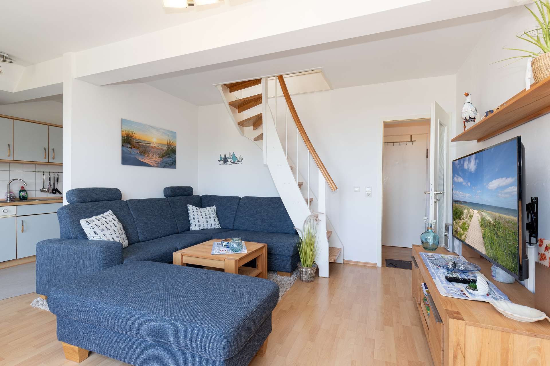 Immobilie in Mönchgut - Maisonette-Wohnung mit sonnigem Balkon und 2 Schlafzimmer - in Middelhagen auf der Insel Rügen - Bild 4