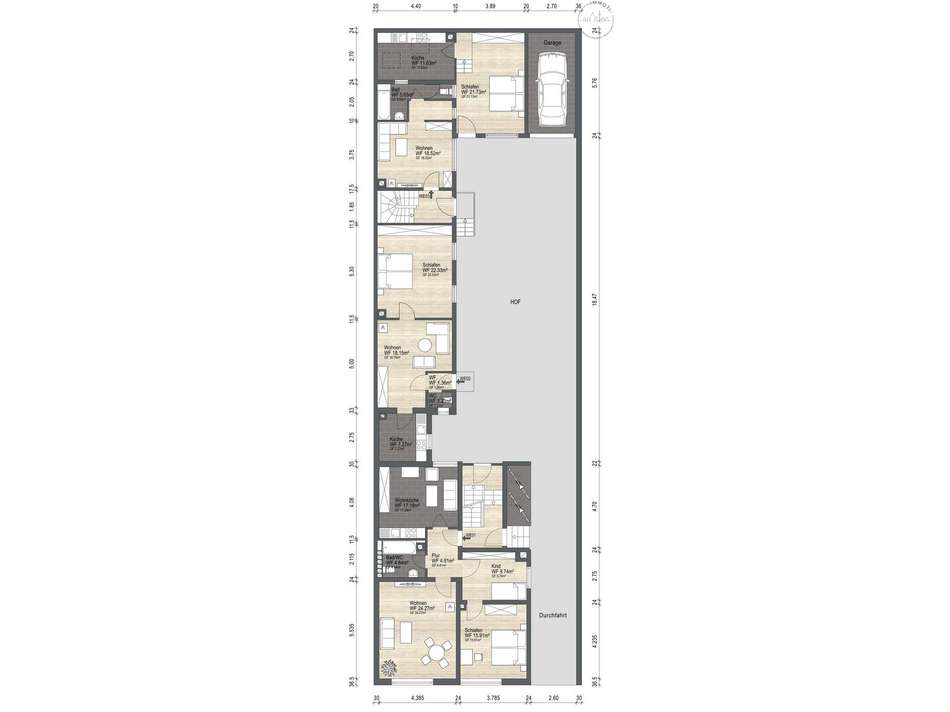 EG, Grundriss