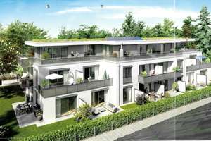 2-Zimmer-Neubau-Penthousewohnung mit Einbauküche u. TG-Stellplatz