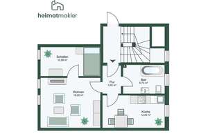 Stilvolle 2-Zimmer-Wohnung im Denkmal-Altbau in Top-Lage – Die vollständige Adresse der Immobilie erhältst du vom Anbieter., 4155 Gohlis-Süd, Leipzig – Vorschaubild 18
