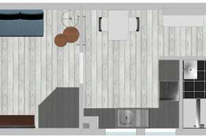 Stilvolle möblierte 1,5-Raum-Wohnung in Darmstadt – Schloßgartenstraße 47, 64289 Darmstadt-Nord, Darmstadt – Vorschaubild 2