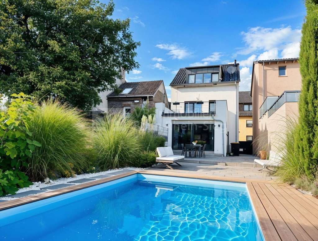 Wo Citylife auf Wohlfühloase trifft – Haus mit Pool in Siegburg!