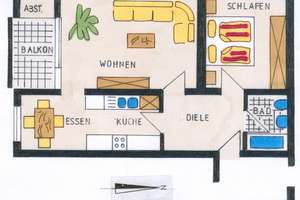 2-Zimmer Wohnung in Pforzheim-Haidach in der Nähe der Haidachschule – Haidachstr. 22, 75181 Haidach, Pforzheim – Vorschaubild 6