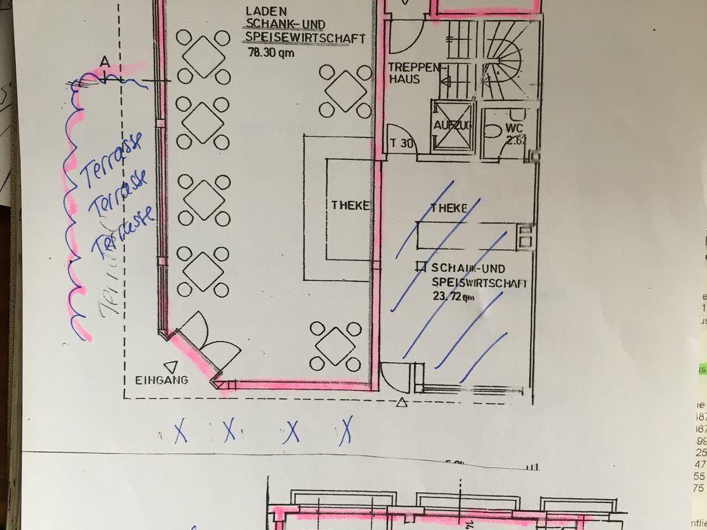 NEU*160 qm Gastro-Fläche mit großer Außenterrasse*Toplage ...