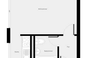 1-Zimmer-Wohnung mit Singleküche am Gorbitzbach! **AB SOFORT**! – Braunsdorfer Straße 117, 1159 Gorbitz-Ost, Dresden – Vorschaubild 8