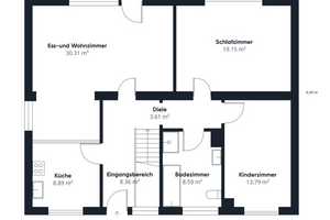 Erstbezug nach Sanierung: 3,5-Raum-Einfamilienhaus mit geh. Innenausstattung  – Kerpener Straße 12, 52388 Düren (Kreis) – Vorschaubild 4