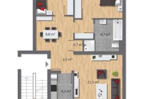 3,5‑Raum‑Wohnung im Hochparterre mit Balkon und Stellplatz in Kupferdreh! – Die vollständige Adresse der Immobilie erhältst du vom Anbieter., 45257 Kupferdreh, Essen – Vorschaubild 11