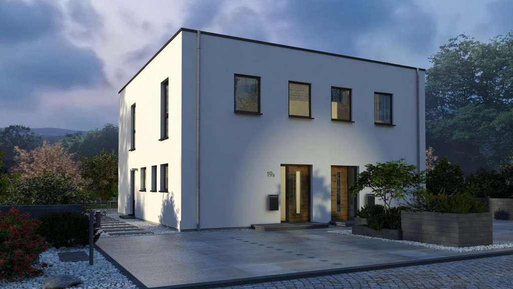 Immobilie in Röhrmoos - PURISTISCHES DOPPELHAUS - Bild 4