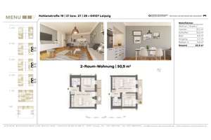 * Top Erstbezugswohnung mit Balkon & Duschbad * Neubau * Einbauküche möglich – 4107 Zentrum-Südost, Leipzig – Vorschaubild 23