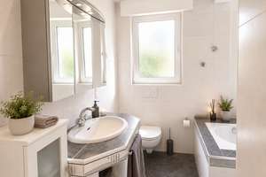Charmante Erdgeschosswohnung mit traumhaftem Garten und Teich – In der Schleue 18, 47228 Bergheim, Duisburg – Vorschaubild 18