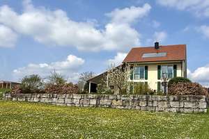 Energieautarkes und nachhaltiges Energieeffizienzhaus/Passivhaus in naturnaher Lage - Nähe Hirschai – Die vollständige Adresse der Immobilie erhältst du vom Anbieter., 96114 Hirschaid – Vorschaubild 1