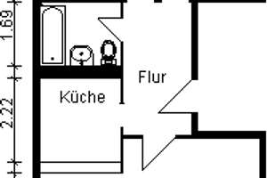 Provisionsfrei - helle 3-Raumwohnung mit Balkon
