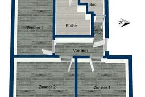 "Top Lage Nürnberg Luitpoldviertel" Charmante 3-Zi-Altbau-ETW in gepflegtem MFH mit Balkon – Die vollständige Adresse der Immobilie erhältst du vom Anbieter., 90461 Glockenhof, Nürnberg – Vorschaubild 15