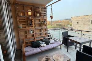 Moderne helle 1,5 - Zimmer Wohnung mit Balkon und herrlicher Aussicht zentral in Freiburg-Rieselfeld – 79111 Rieselfeld, Freiburg im Breisgau – Vorschaubild 8