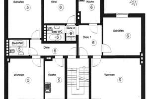 BESTE ALTERSVORSORGE IN GOLZHEIM- SUPER AUFGETEILTE 3 ZIMMER WOHNUNG - SUPER HELL – Die vollständige Adresse der Immobilie erhältst du vom Anbieter., 40476 Golzheim, Düsseldorf – Vorschaubild 5