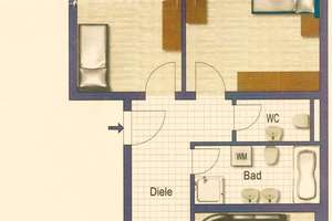 Stilvolle, sanierte 4-Raum-Wohnung mit geh. Innenausstattung mit Balkon und EBK – Die vollständige Adresse der Immobilie erhältst du vom Anbieter., 81547 Giesing, München – Vorschaubild 9