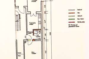 Sehr schönes 1 Zimmer, Küche, Bad Appartement mit großer Terrasse zum Garten, im Baudenkmal – 67063 Nord-Hemshof, Ludwigshafen am Rhein – Vorschaubild 12