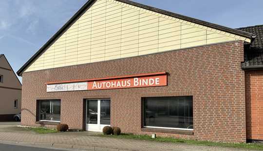 Bild von Werkstatthallen mit Bürokomplex
