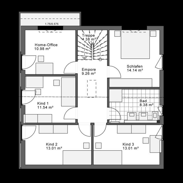 Grundriss DG