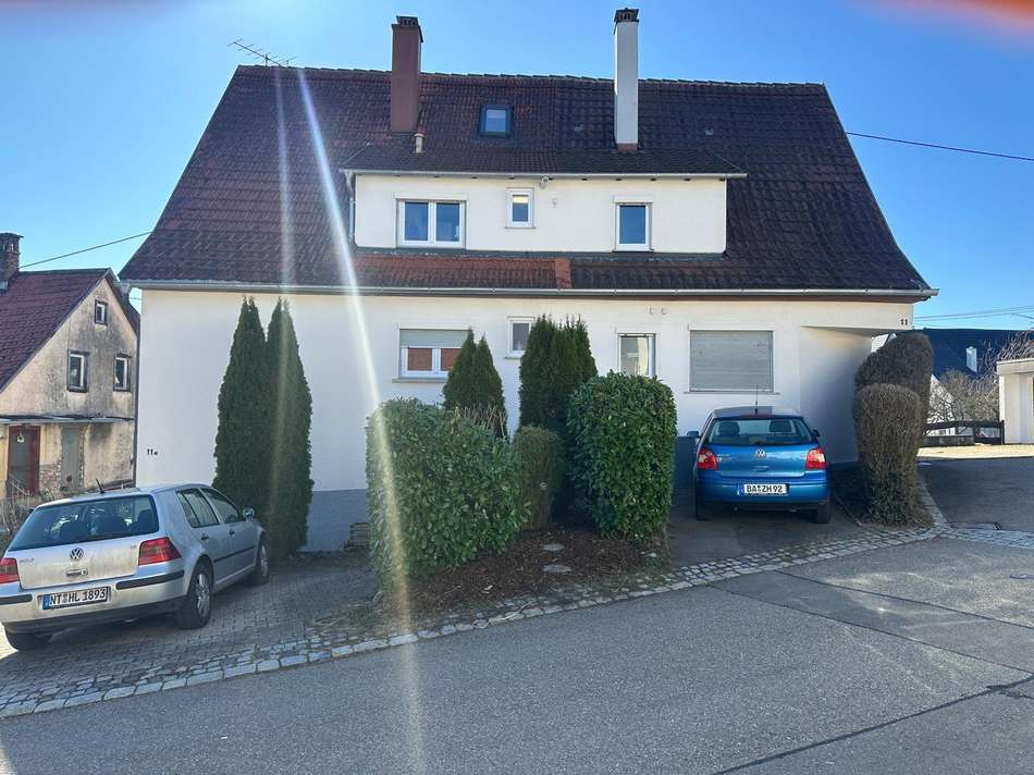 Hausansicht vond er Straße