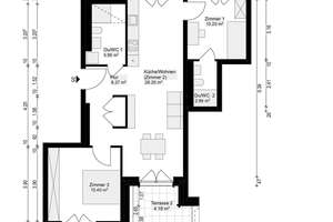 Neubauwohnung mit 2 Terrassen und Gartenanteil – 79110 Mooswald-Ost, Freiburg im Breisgau – Vorschaubild 7