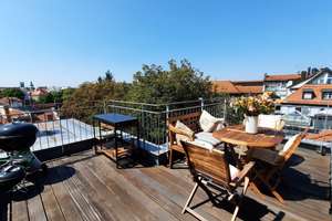 Dachterrassen-Juwel Bothmerstaße: Lichterfüllte, ruhige 5-Zimmer-Maisonette mit Alpenblick – Die vollständige Adresse der Immobilie erhältst du vom Anbieter., 80634 Dom Pedro, München – Vorschaubild 4