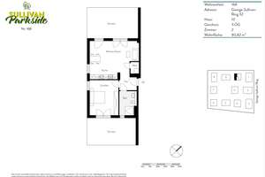 Großzügige 2-Zimmer-Wohnung mit Dachterrassen – George-Sullivan-Ring 32, 68309 Käfertal, Mannheim – Vorschaubild 9