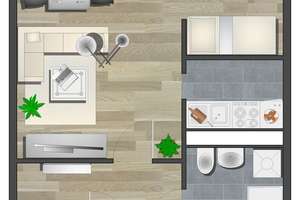 1-Raum-Wohnung mit separater Schlafecke – Otto-Hofmann-Str. 9, 9122 Markersdorf, Chemnitz – Vorschaubild 6