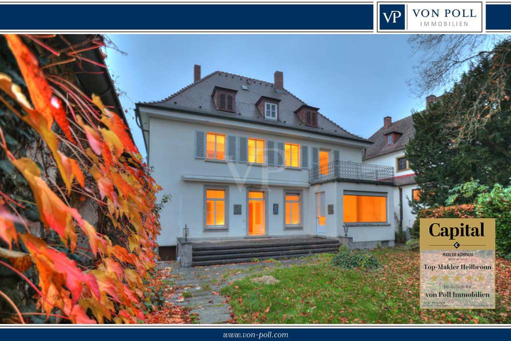 Einzigartige Villa in Heilbronn-Ost – Großzügigkeit, Stil und Vielfalt vereint