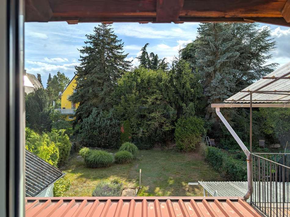 Sicht aus Fenster DG