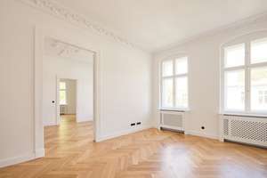 Feinstes Friedenau: 3-Zi Altbau Unikat zum Erstbezug, Eckzimmer,  Freistehende Badewanne, Provi.frei – Bachestraße 5, 12169 Friedenau, Berlin – Vorschaubild 1