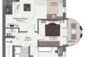 Mehr Licht. Mehr Luft. Mehr Zuhause 
 3 Zimmer mit 2 Balkone – Die vollständige Adresse der Immobilie erhältst du vom Anbieter., 85051 Südwest, Ingolstadt – Vorschaubild 16