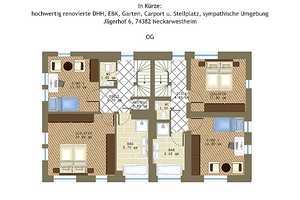 Hochwertig modernisierte DHH , 134 m² Wfl.,  Garten, CP/STP, sympathische Umgebung..! – Heilbronn (Kreis) – Vorschaubild 14