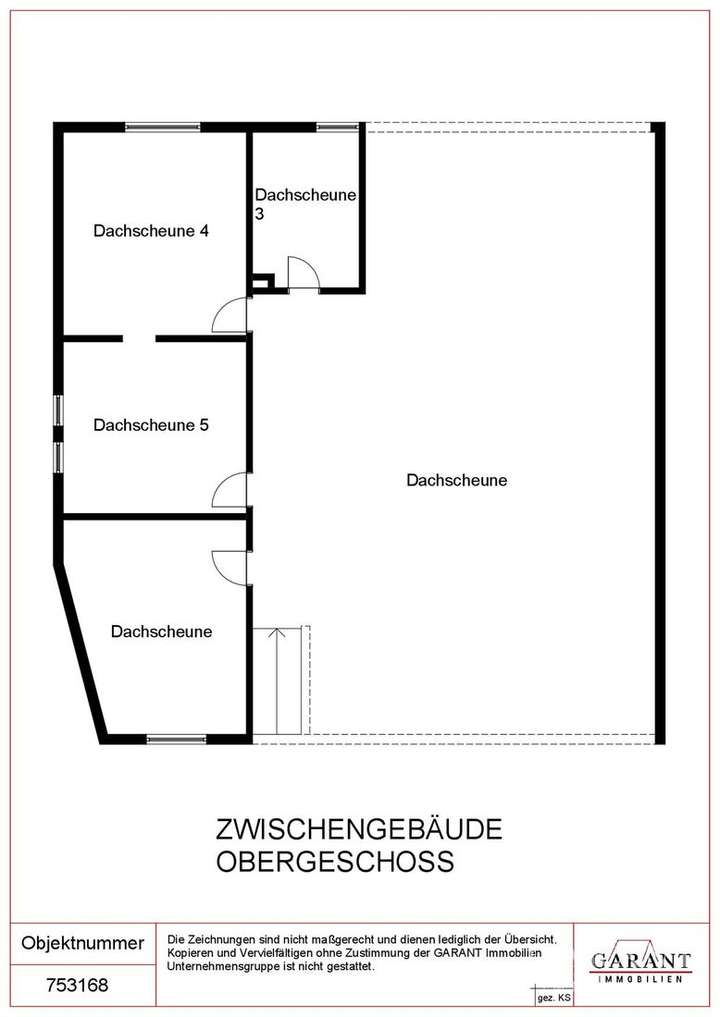 Zwischengebäube Obergeschoss