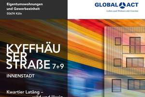 Exklusive Neubauwohnung im Kwartier Latäng: Großzügiges Wohnen mit Terrasse & Dachterrasse! WE7 – Kyffhäuserstraße 7, 50674 Neustadt/Süd, Köln – Vorschaubild 2